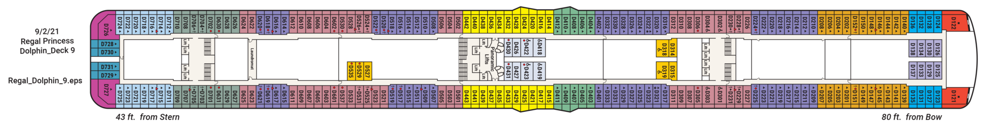 Deck 9 - Dolphin plan